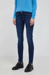 Pepe Jeans farmer Soho női, közepes derékmagasságú - kék 27/28 - answear - 28 790 Ft
