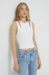 Abercrombie & Fitch top női, fehér - fehér XL - answear - 8 290 Ft