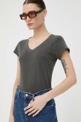 G-Star Raw pamut póló női, szürke - szürke XS - answear - 10 390 Ft