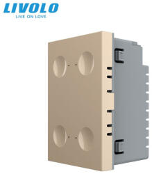 LIVOLO Modul intrerupator cvadruplu cap scara cruce cu touch integrat Livolo Serie noua standard Italian (VL-FC4S-3AP)