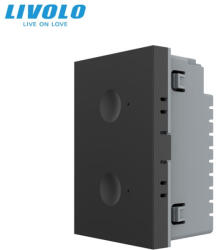 LIVOLO Modul intrerupator dublu cap scara cruce cu touch integrat Livolo Serie noua standard Italian (VL-FC2S-3BP)