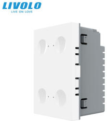 LIVOLO Modul intrerupator cvadruplu cap scara cruce cu touch integrat Livolo Serie noua standard Italian (VL-FC4S-3WP)