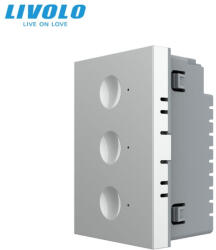 LIVOLO Modul intrerupator cap scara cruce triplu cu touch integrat Livolo Serie noua standard Italian (VL-FC3S-3IP)
