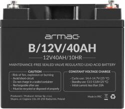 Armac B/12V/40AH 12V 40Ah UPS Akkumulátor (B/12V/40AH)