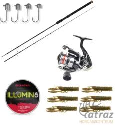 Korum Pergető Horgász Szett - Fox Rage Pergető Bot + Daiwa RX Pergető Orsó + Korum Fonott Zsinór + Pergető Felszerelés