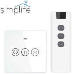 Simplife okos redőnykapcsoló + távirányító csomag - fehér - Amazon Alexa, Google Home, iOS/Android
