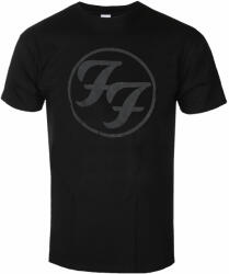ROCK OFF Tricou bărbați Foo Fighters - Logo Hi-Build - NEGRU - ROCK OFF - FOOTS42MB