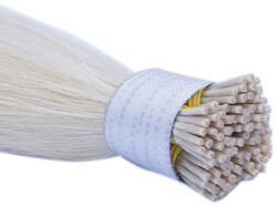 HairExtensionShop Prémium I-TIP Póthaj Hamvas Világos Platinaszőke Mikrogyűrűs Hajhosszabbításhoz 50cm (Szín #60ASH) (VIT5060ASH)