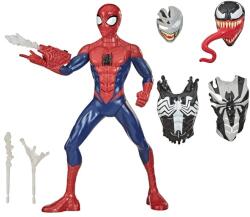 Hasbro Marvel 3in1 Pókember figura Venom jelmez kiegészítőkkel (beszél) 30 cm