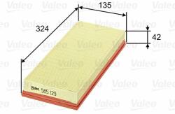 VALEO Filtru aer VALEO 585129 (585129) - automobilus