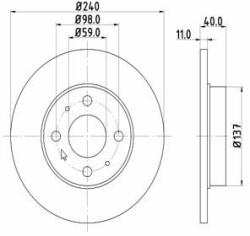 MTR Disc frana MTR 12108575