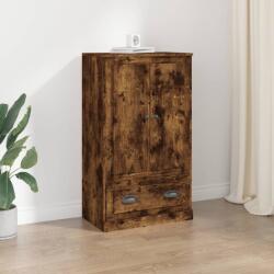 vidaXL Dulap înalt, stejar afumat, 60x35, 5x103, 5 cm, lemn prelucrat (816301) Comoda