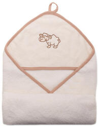 Stella fürdőlepedő hímzett 110x110 drapp bari - babycenter-online