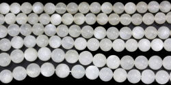 Piatra Lunii Alb Rotunda Margele Pietre Semipretioase pentru Bijuterii - Intre 8 si 10 mm