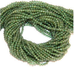  Apatit Verde Rotund Fatetat Margele Pietre Semipretioase Bijuterii - 3x3 mm