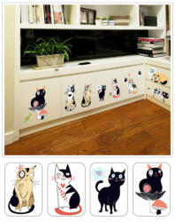  Sticker perete Cats Family