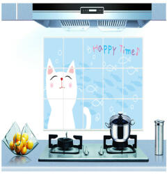 Sticker perete Cute Cat Kitchen Decor
