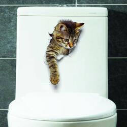  Sticker decorativ Here I Am Kitten looking down 25x16.5. cm