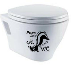  Sticker decorativ Pups Zone 23x24cm
