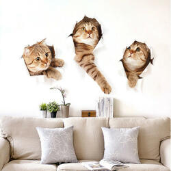  Sticker perete Here I am Cats 60x40 cm