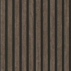 AA Design Tapet cu aspect de lemn maro perete riflaj (391093)
