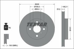 TEXTAR Disc frana TEXTAR 92344803 - automobilus