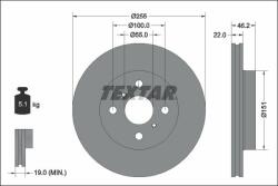 TEXTAR Disc frana TEXTAR PRO 92344803 (92344803)