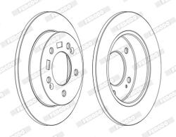 FERODO Disc frana FERODO PREMIER DDF1874C (DDF1874C)