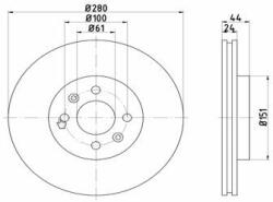 MTR Disc frana MTR 12108520 (12108520) - automobilus