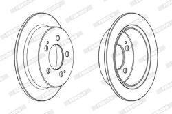 FERODO Disc frana FERODO PREMIER DDF1753C (DDF1753C)