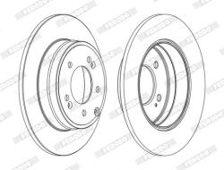 FERODO Disc frana FERODO PREMIER DDF1787C (DDF1787C)