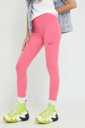 Tommy Jeans legging rózsaszín, női, nyomott mintás - rózsaszín L/32