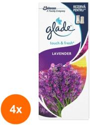 Glade Set 4 x Rezerva Odorizant de Aer cu Actiune Instanta Glade Microspray, Lavender, 10 ml (ROC-4xJWMGB00071)