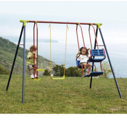 ALCO Set leagane copii cu 1 leagan tandem, 1 scaun si 1 gondola - 2 m (6920N)