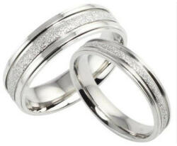 Ékszerkirály Női karikagyűrű, nemesacél, ezüstszínű, 9-es méret (32566336188_5)