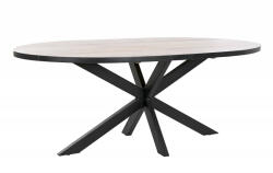 KRISTEL modern mangófa étkezőasztal - 200cm (MB-205959)