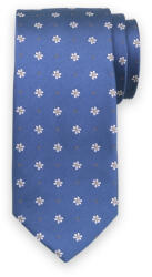Willsoor Férfi klasszikus kék nyakkendő virágos mintával 15117