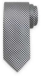 Willsoor Férfi klasszikus nyakkendő fekete és fehér tyúklábmintával 15139