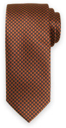 Willsoor Férfi klasszikus narancs nyakkendő tyúklábmintával 15130