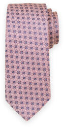 Willsoor Férfi klasszikus rózsaszín nyakkendő geometrikus mintával 15121