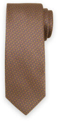 Willsoor Férfi klasszikus sárga-kék nyakkendő geometriai mintával 15129