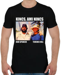 printfashion Bud Spencer és Terence Hill - Férfi póló - Fekete (11972553)