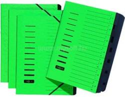 PAGNA A4 7 rekeszes A-Z zöld rendezőmappa (P2408103) (P2408103)