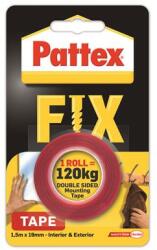 Henkel Ragasztószalag, kétoldalas, 19 mm x 1, 5 m, HENKEL "Pattex Fix 120 kg", piros 2848974 (2848974)