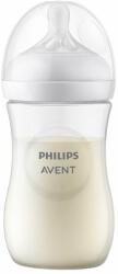 Philips Бебешко шише Philips Avent - Natural Response 3.0, flow 3/среден, 3 м+, 260 ml, бяло (SCY903/01) - ozone