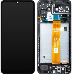 Samsung Piese si componente Display cu Touchscreen Samsung Galaxy A04s A047, cu Rama, Negru, Service Pack GH82-29805A (GH82-29806A) - pcone