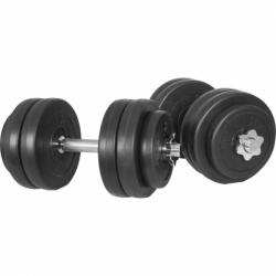 Gorilla Sports Egykezes súlyzó szett 30 kg 30 mm műanyag (100079-00006-0032) - kokiskashop