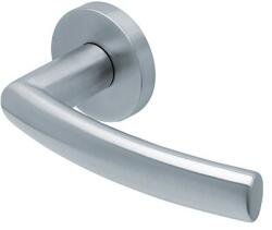 Scoop 1003 szálcsiszolt acél körrozettás WC