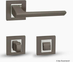 Maestro Speed Antracit-Króm Négyzetrozettás WC