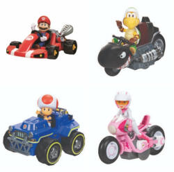 JAKKS Pacific Super Mario Bros Movie - Figurina Cu Kart, 6cm, Diverse Modele - Jakks Pacific (417214)